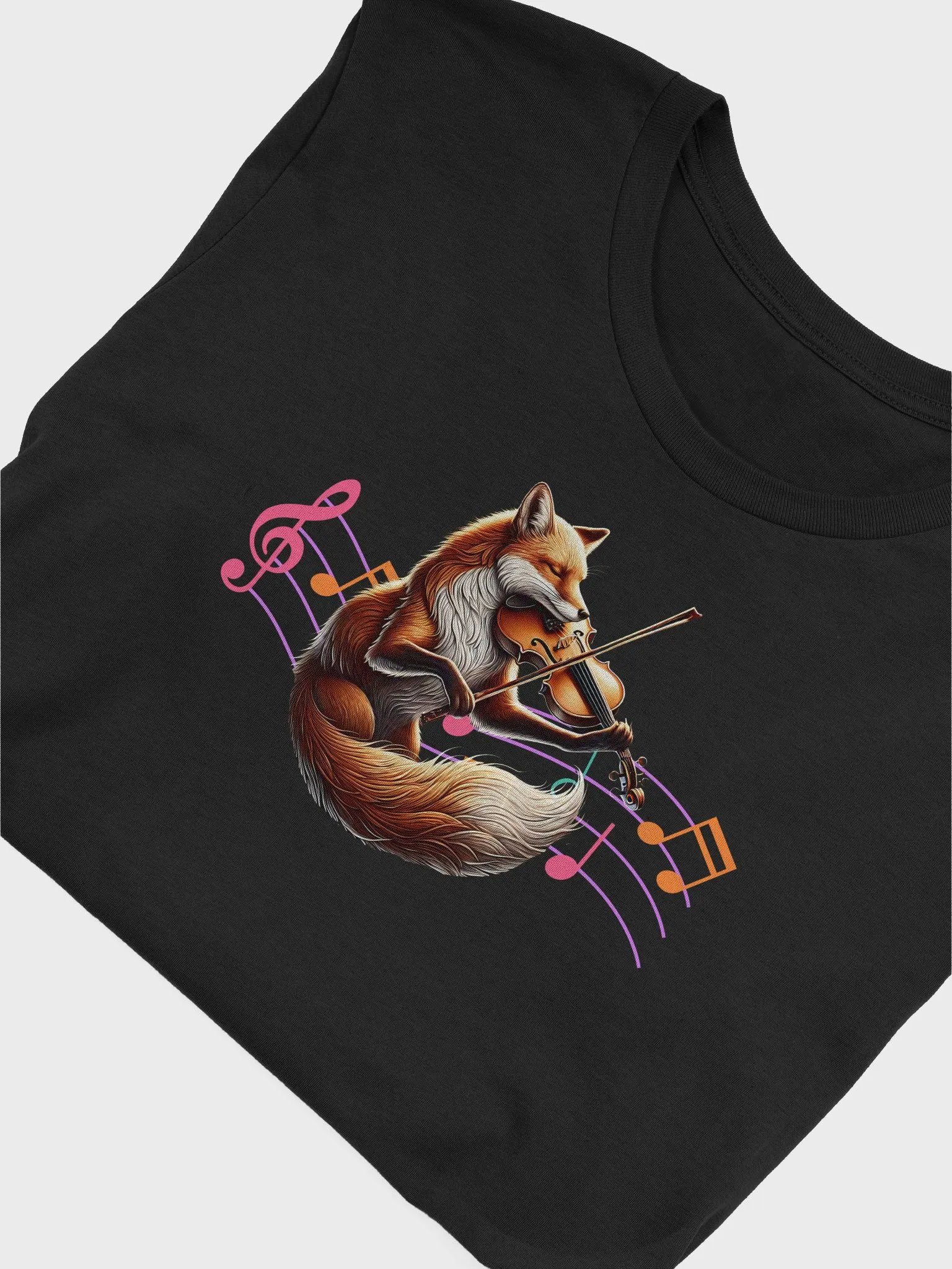 Whimsical Fox Violinist T-Shirt product image (34)