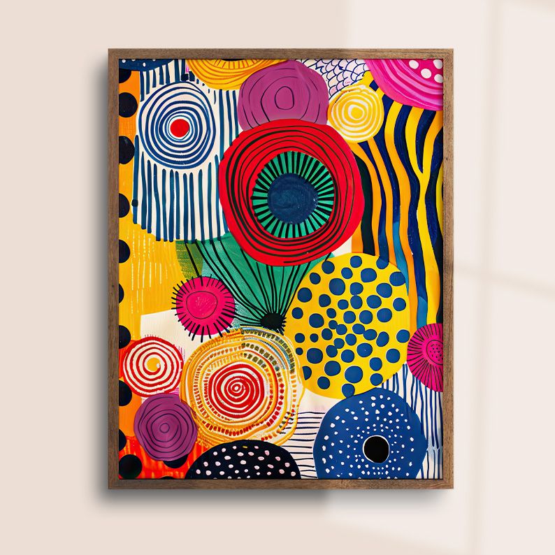 Maximalist Gallery Wall Set of 9 Colorful DIGITAL Prints product image (12)