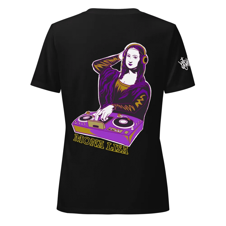 Ladies V-neck (logo in back & Sleeve) product image (1)