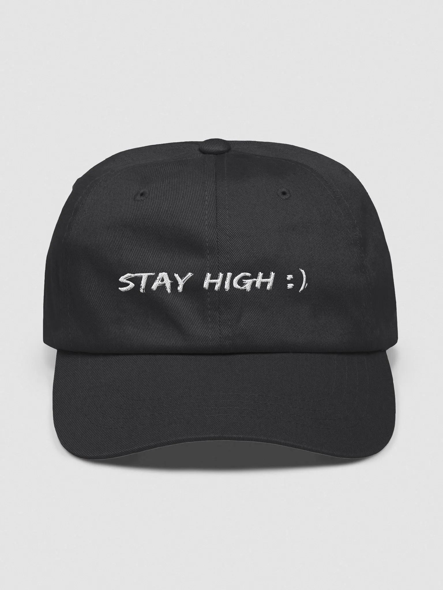 Yupoong Classic Stay High Dad Hat (White Text) product image (3)