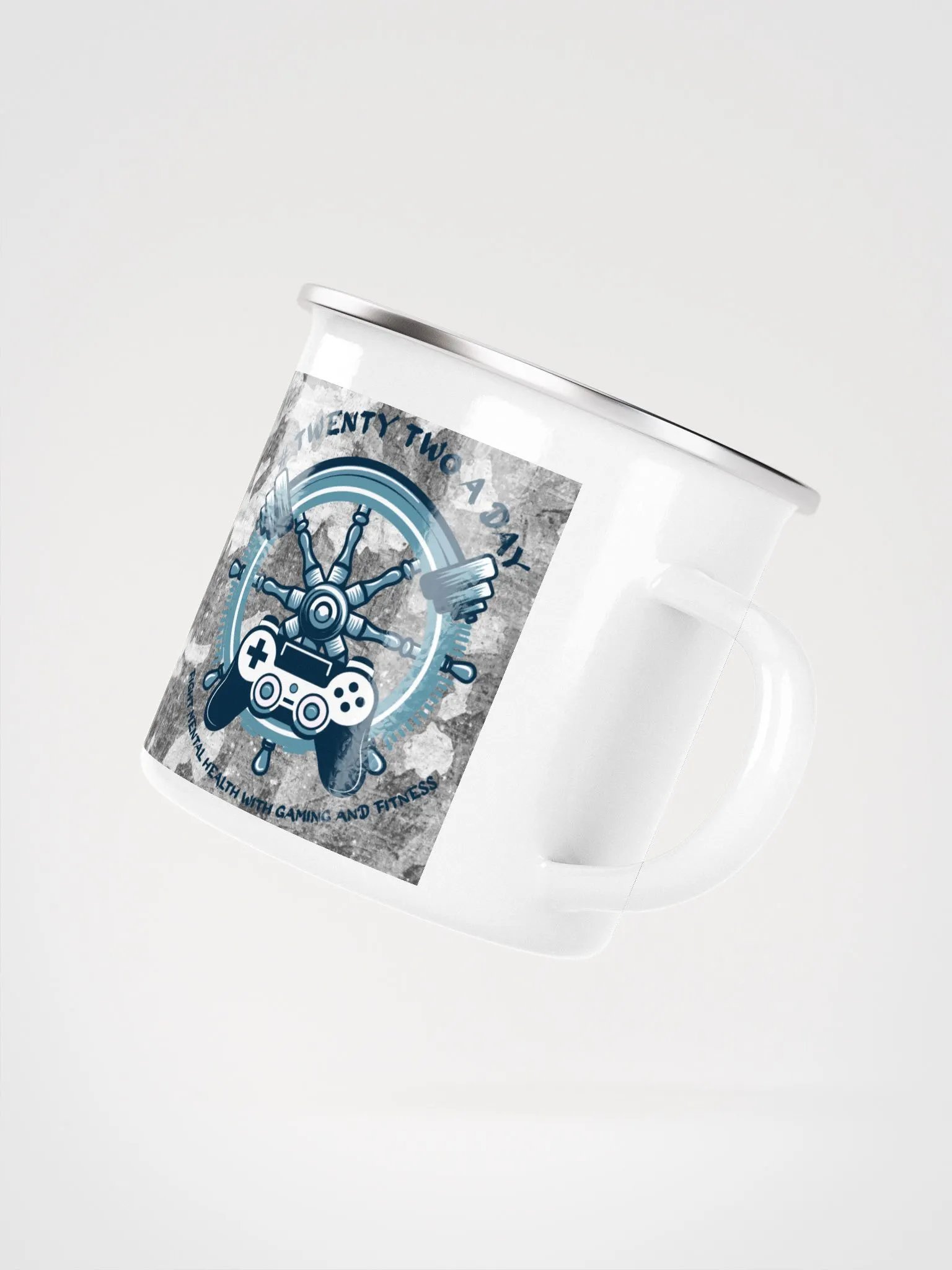 Mind Games Fitness Enamel Mug product image (3)
