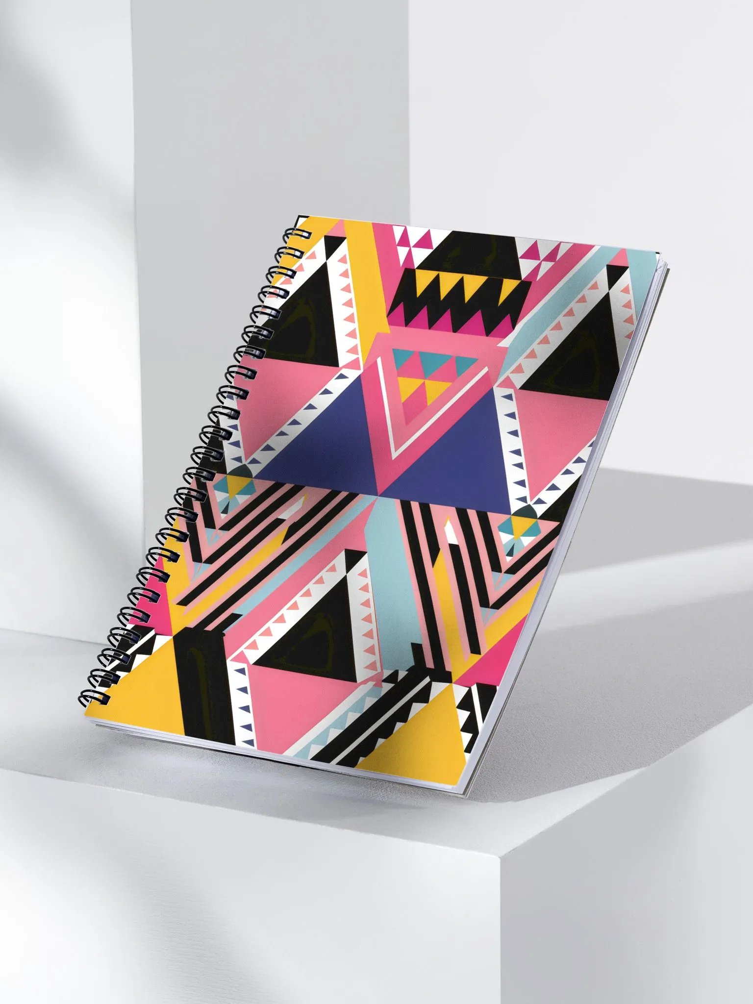 Geometric Harmony Spiral Notebook product image (3)