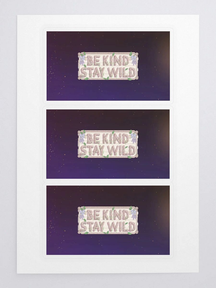Nighttime Be Kind Stardew Inspired Stickers product image (3)