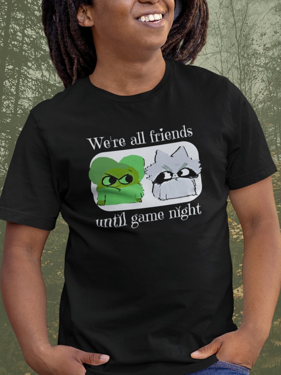 Root Game Night Shirt for Board Gamers, We're All Friends Until Game Night, Vagabond & Woodland Alliance *unofficial product image (2)