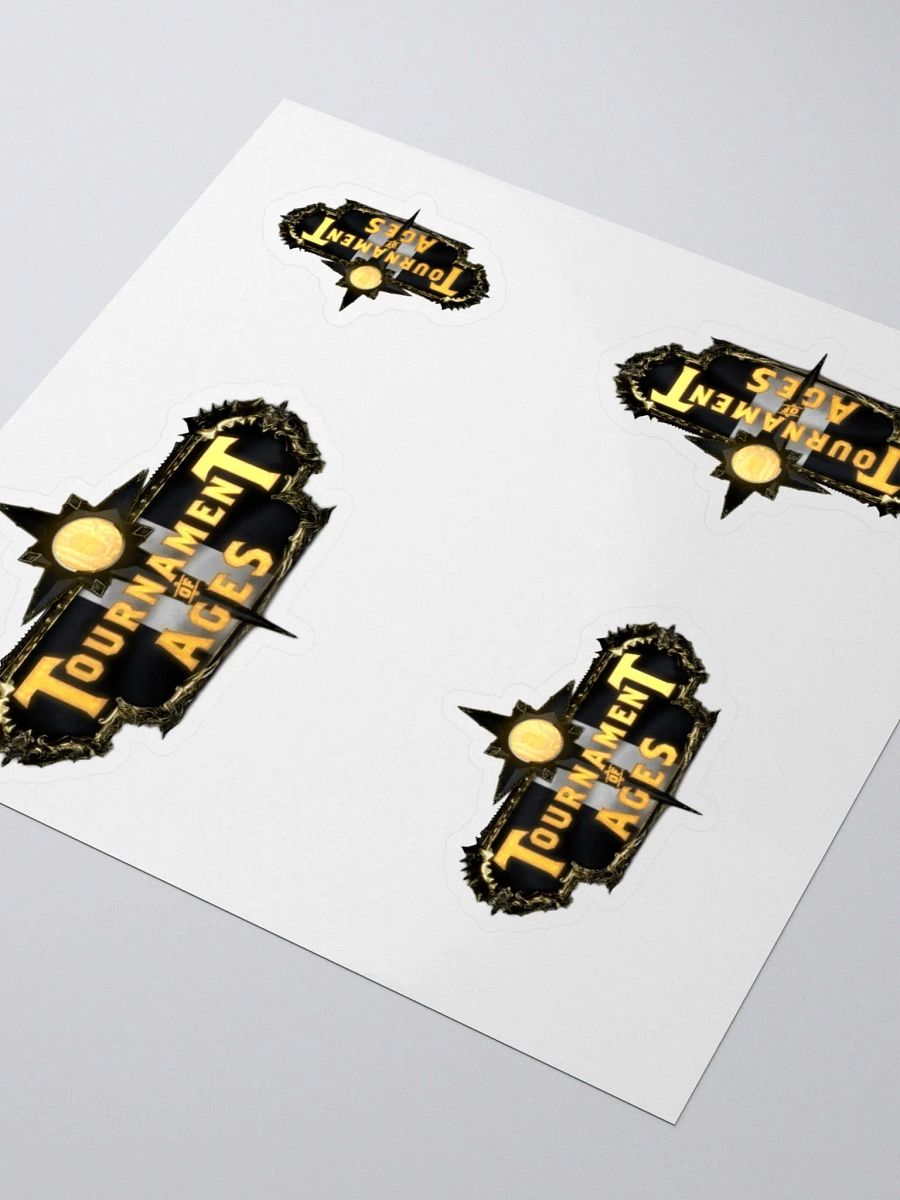 Tournament of Ages - Full Logo - Sticker Sheet product image (3)