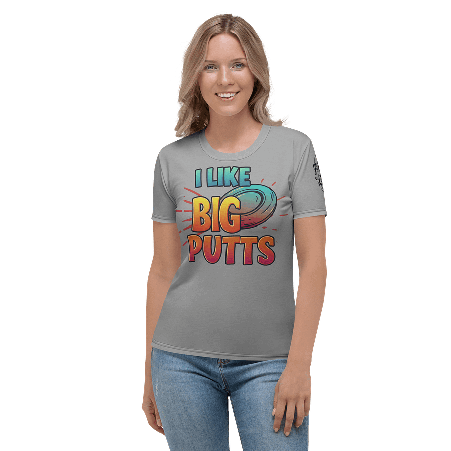 Fancy Lads Women's Grey T-shirt "I Like Big Putts" product image (4)