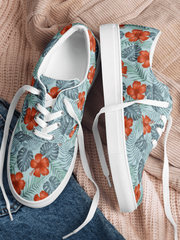 Palm Paradise | Men's Lace-Up Canvas Shoes product image (4)