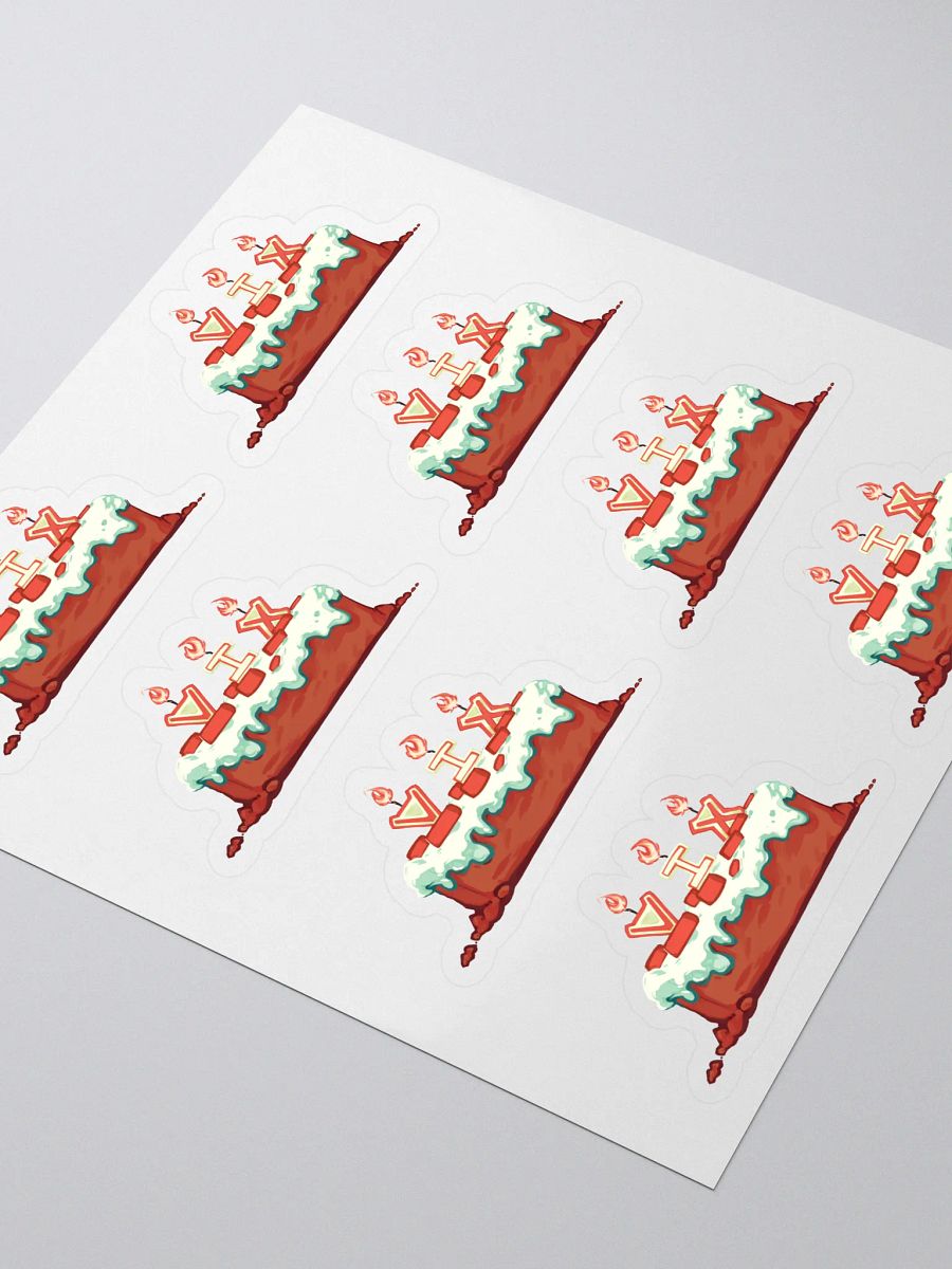 8x "I'll Make a Cake" /w Candles Sticker Pack product image (3)