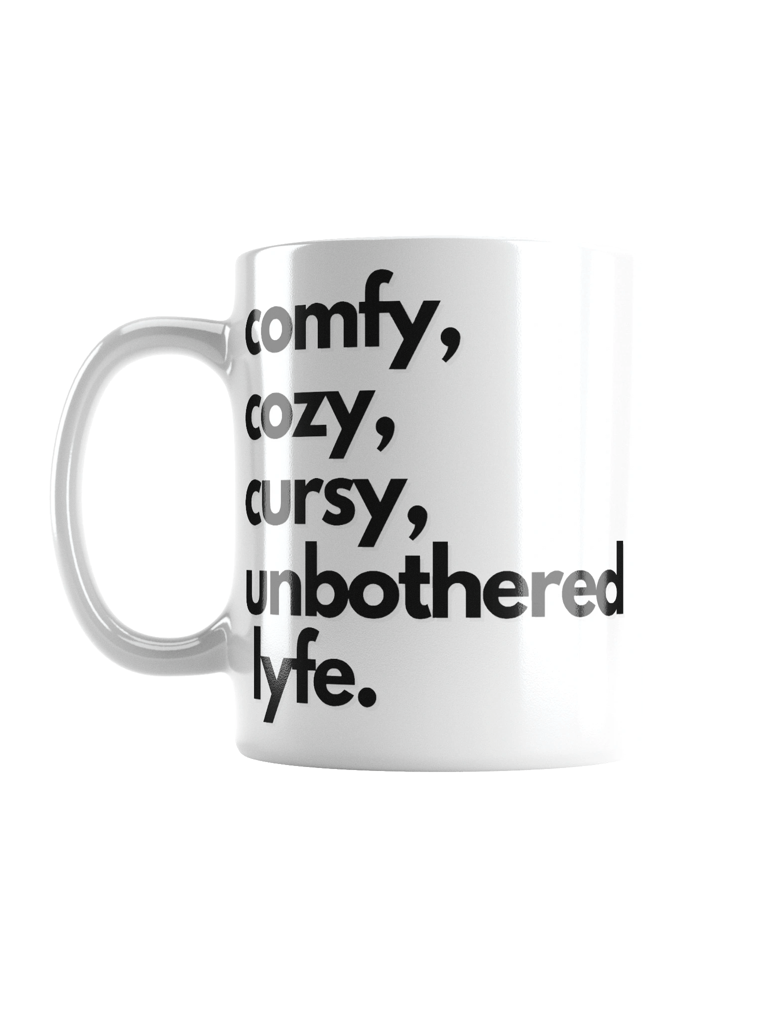 Unbothered Lyfe - ComfyCozyCursy Mug product image (3)