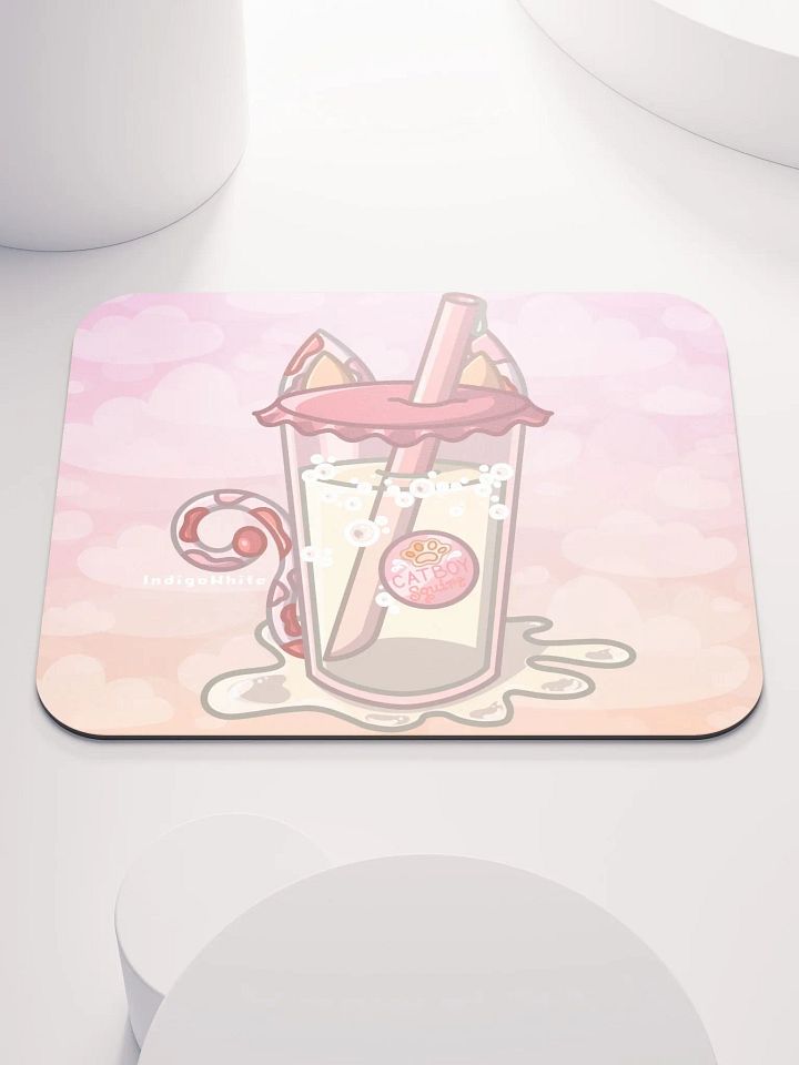 Catboy Squirt Boba Mousepad product image (1)