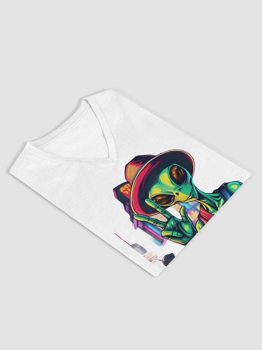 We come in peace! Serenity V-Neck: Women's Relaxed T-Shirt product image (4)