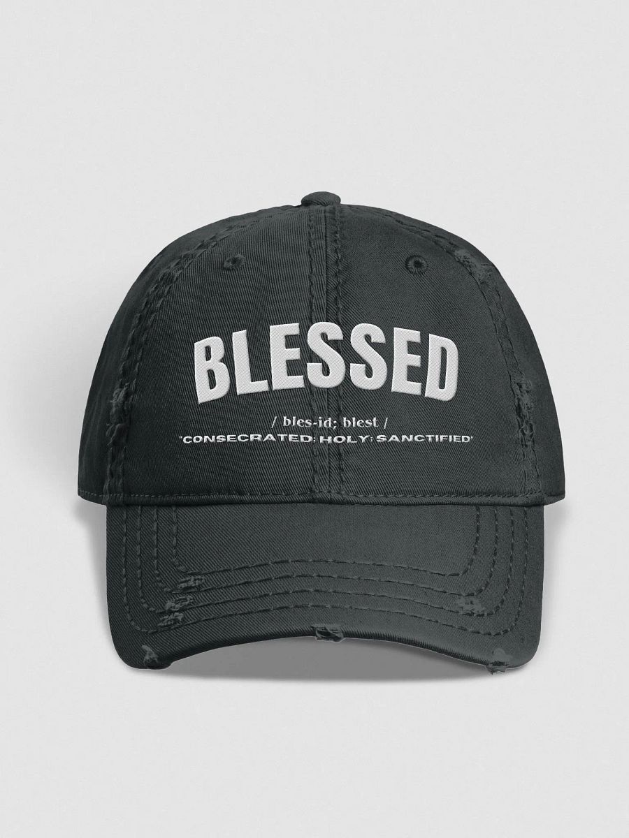 "BLESSED" Distressed Dad Hat product image (1)