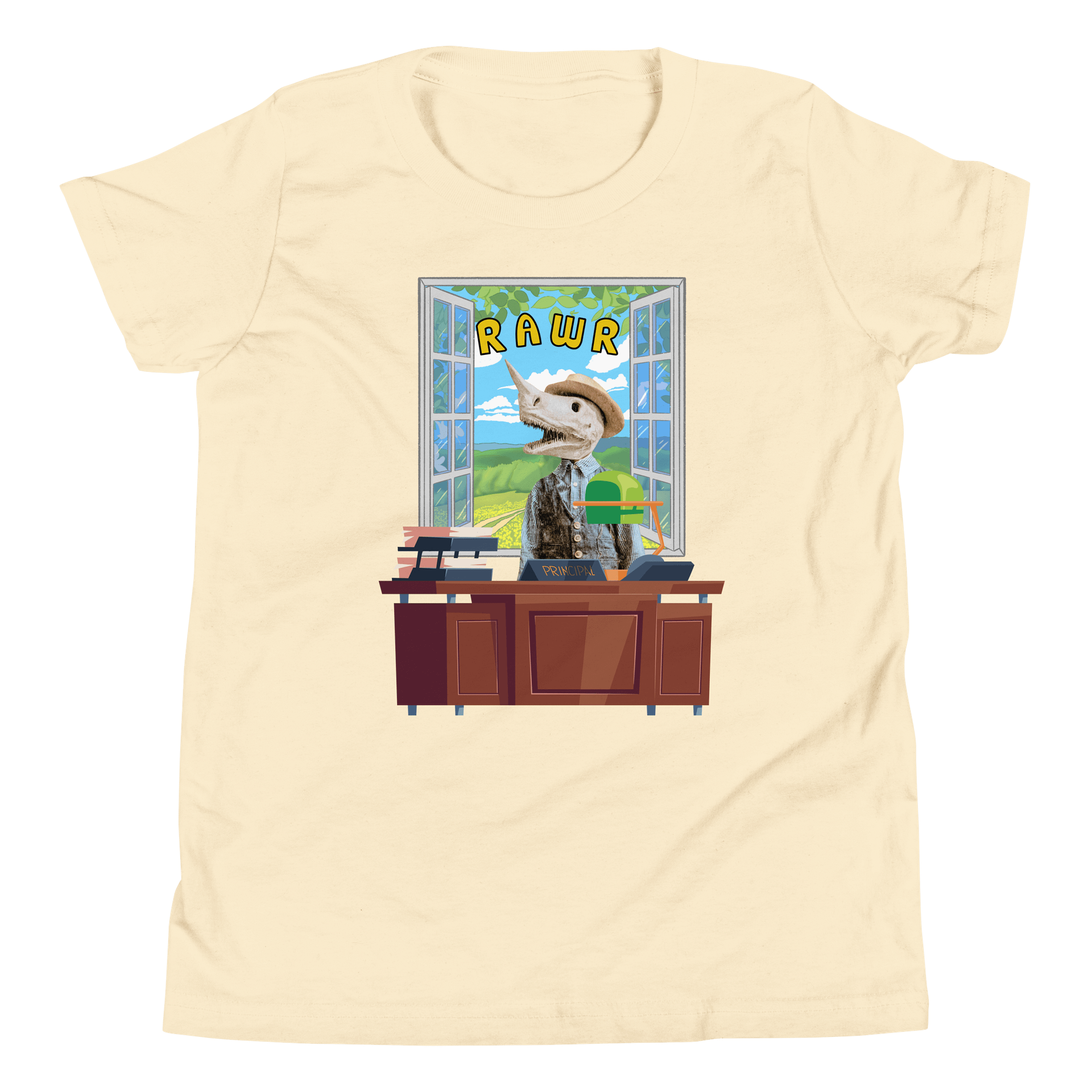 Dino Principal Youth T-Shirt product image (4)