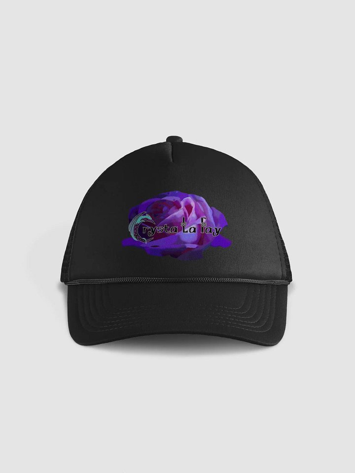 CLF rose and name trucker hat product image (4)
