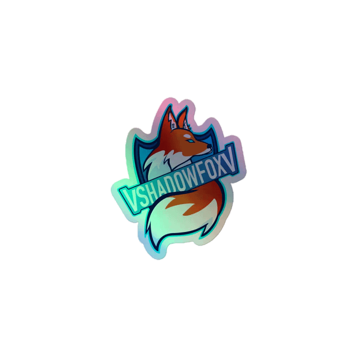 Holographic VShadowFoxV Sticker product image (1)