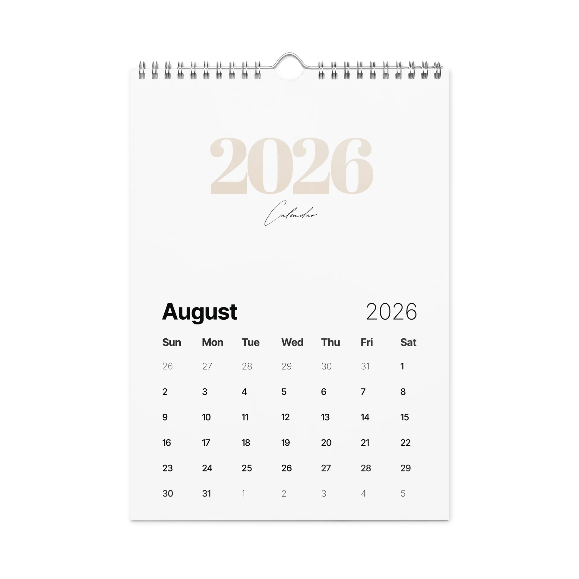 2026 Wall Calendar product image (2)