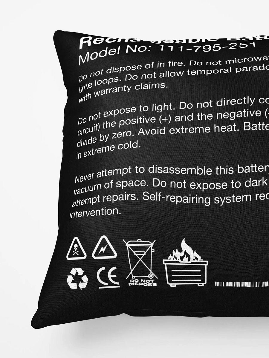Warranty Voided - Throw Pillow product image (3)