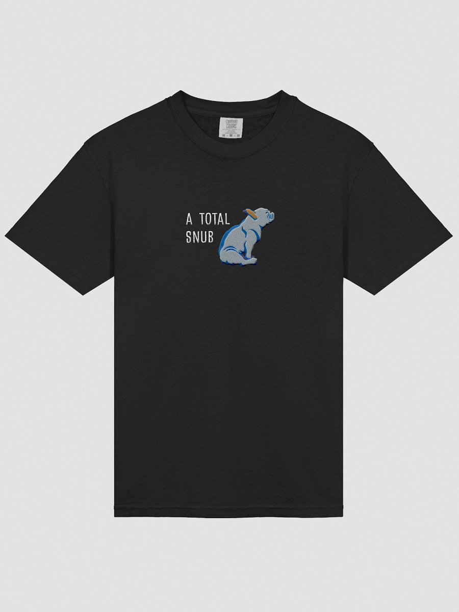 A Total Snub T-Shirt(Embroidered) of a French Bulldog(Blue) product image (16)