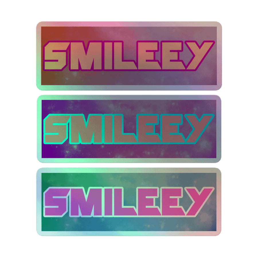 Smileey Galaxy Holographic Stickers product image (1)