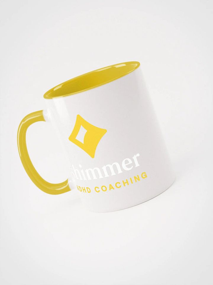 Yellow Shimmer Logo Mug product image (1)