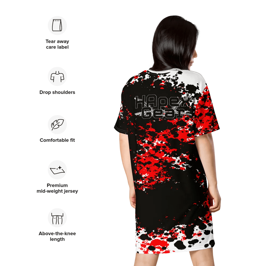 Black HApex Gear Black Logo T-Shirt Dress product image (10)