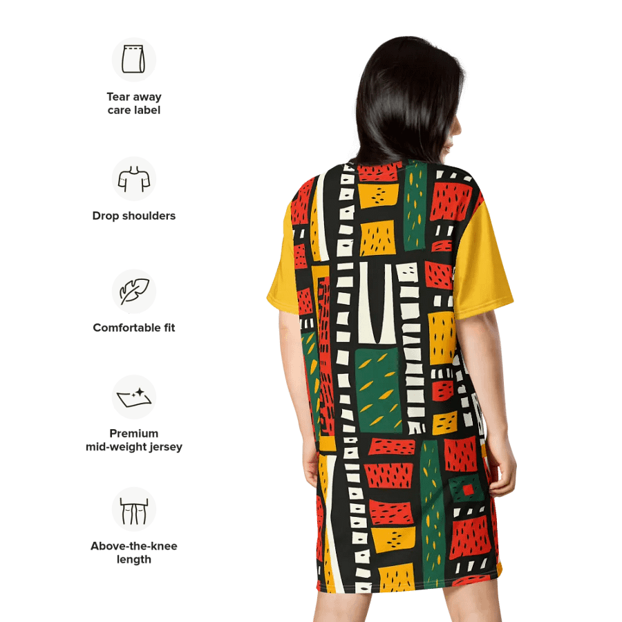 Tribal Harmony T- Shirt Dress product image (2)