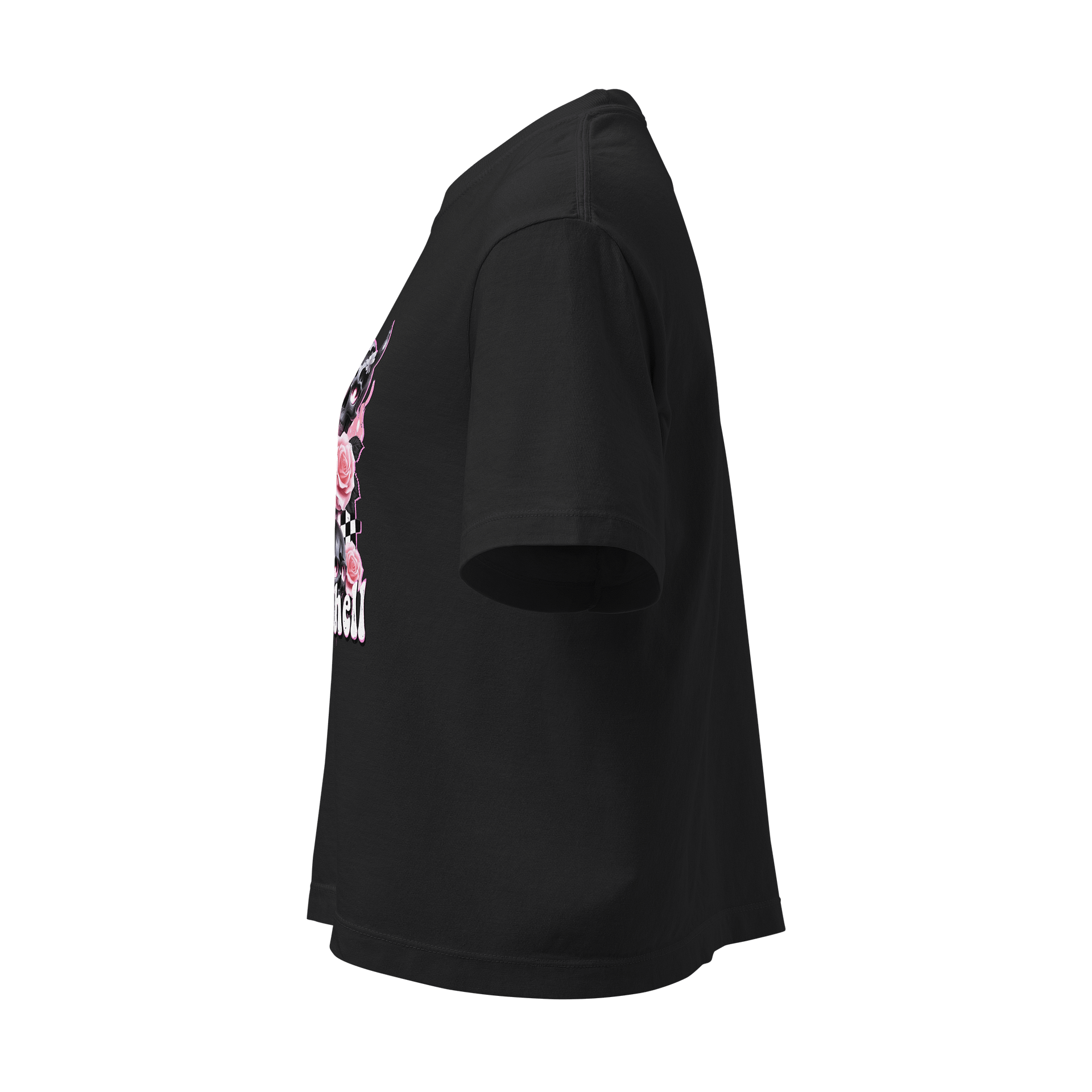 Gothic Devil Horns Ice Cream Women's Box Tee product image (3)