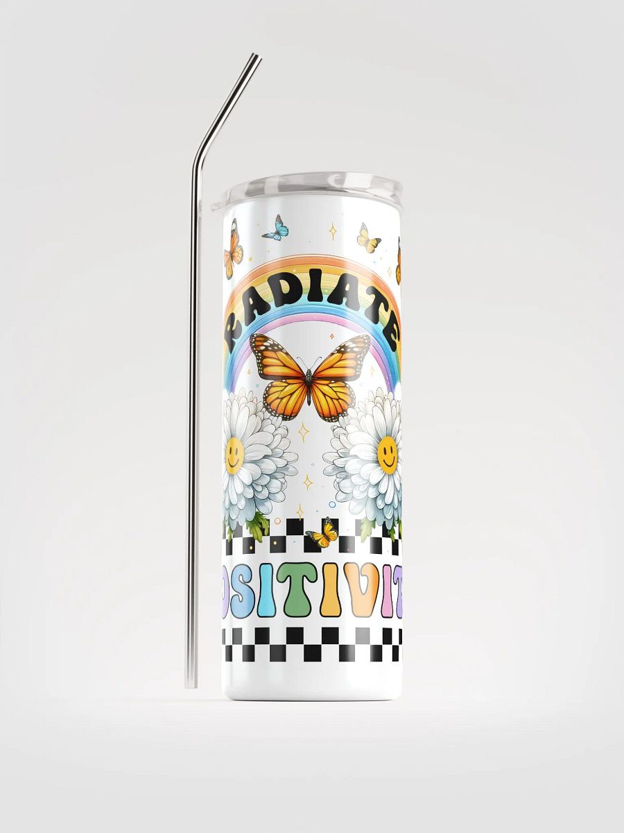 Radiate Positivity Stainless Steel Tumbler product image (1)