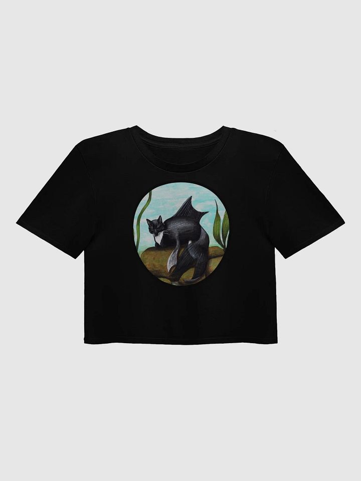 Mermeow Tuxedo Crop Top product image (4)