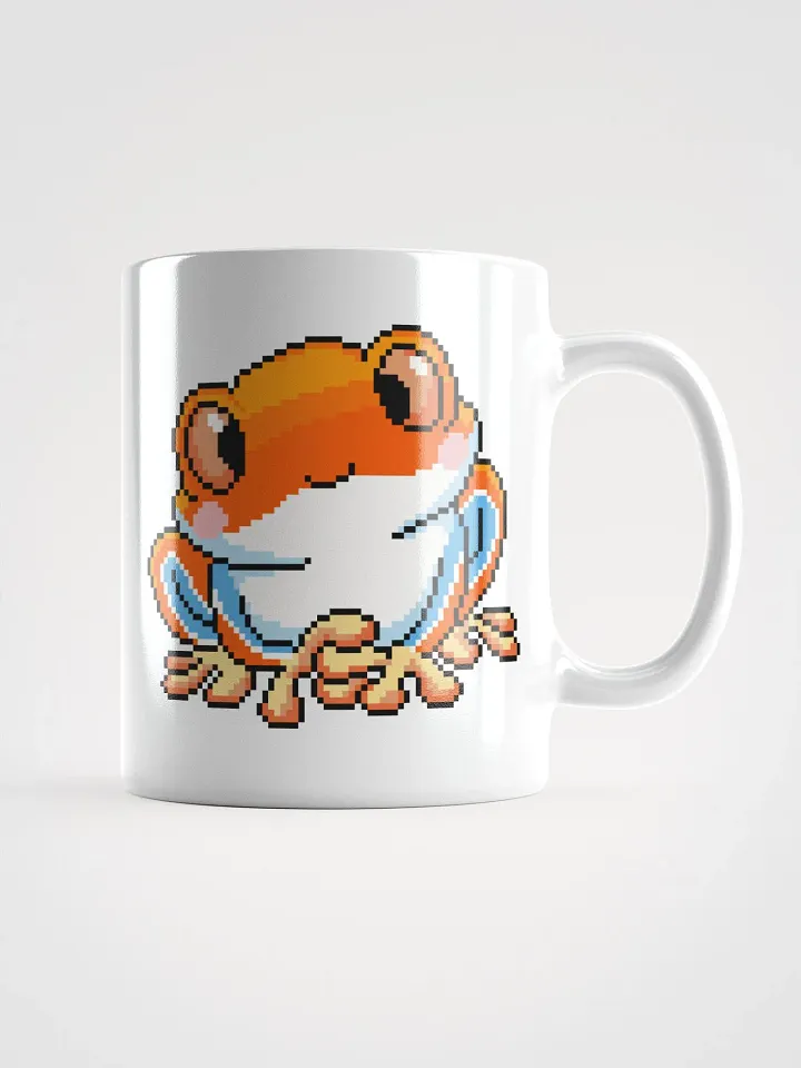 Orange Rip the Frog White Glossy Mug product image (2)