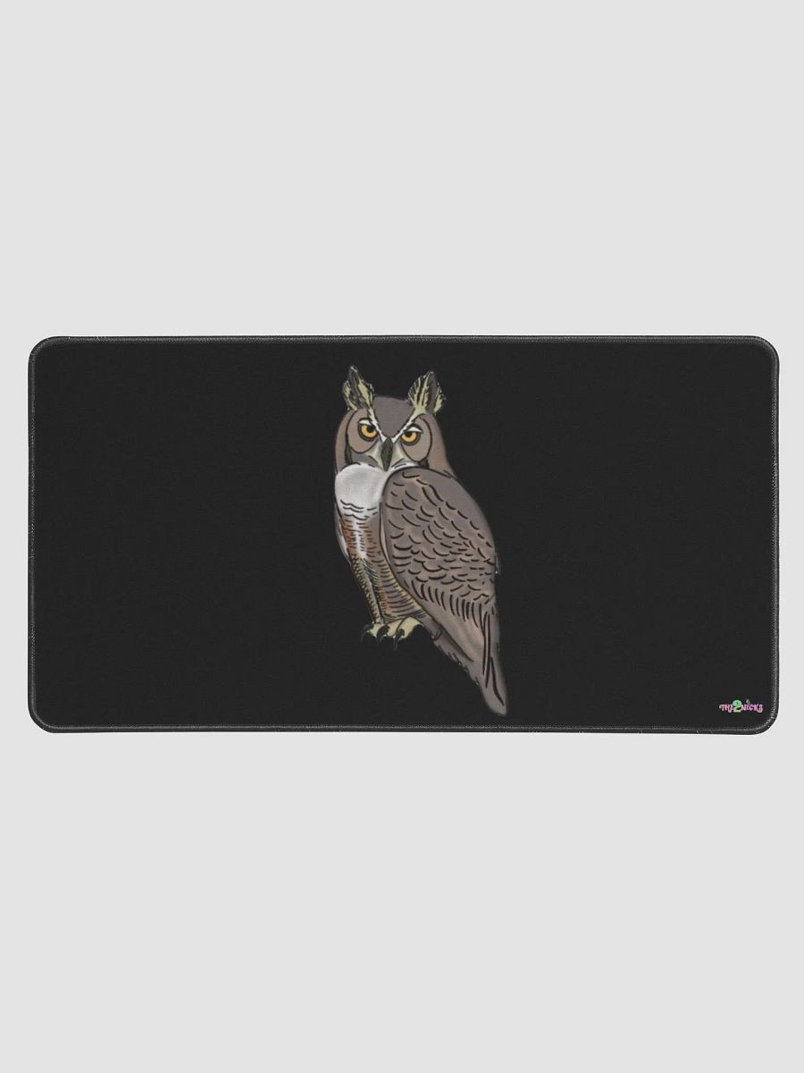 Owl Logo Desk Mat (Black) product image (1)