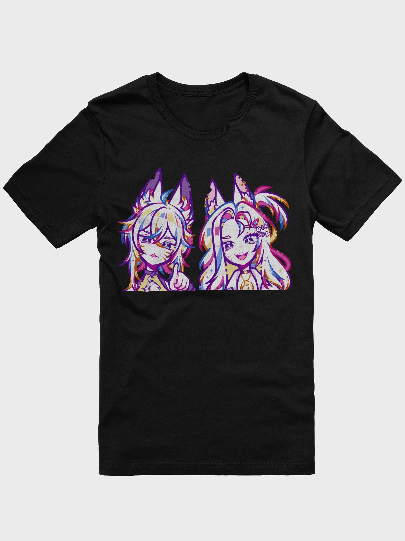 WolfcatRisi Duality Supersoft T-shirt product image (1)
