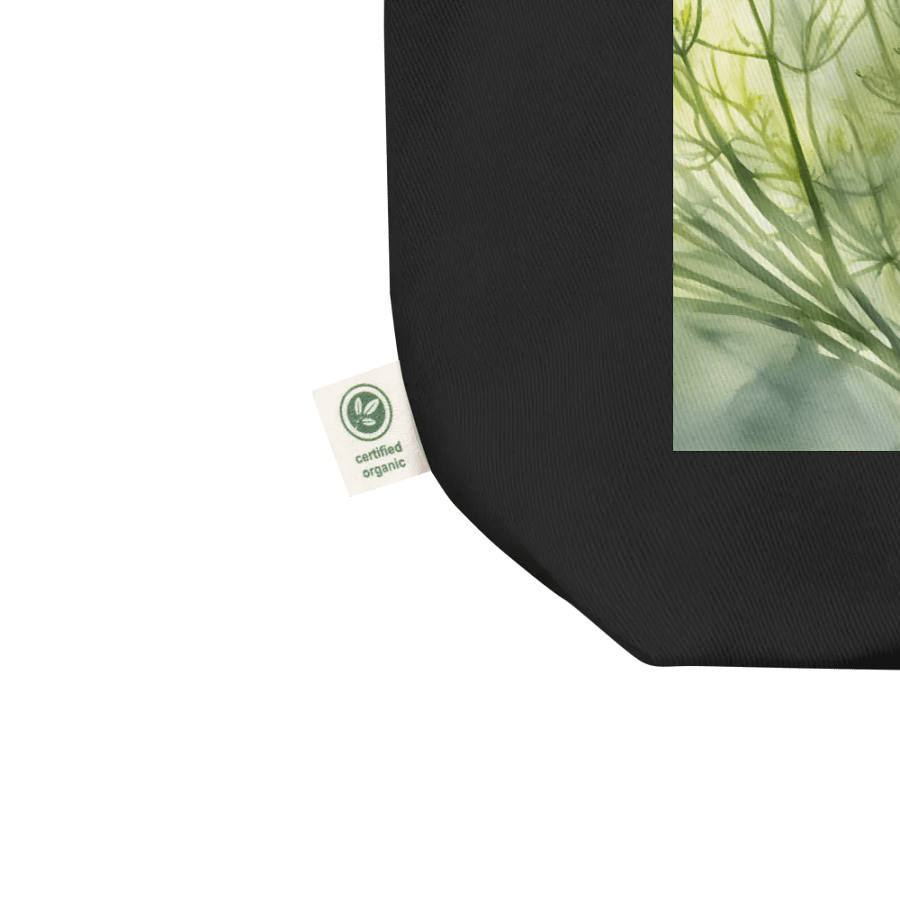 Sunlit Dill, Organic Cotton Twill Tote Bag product image (3)