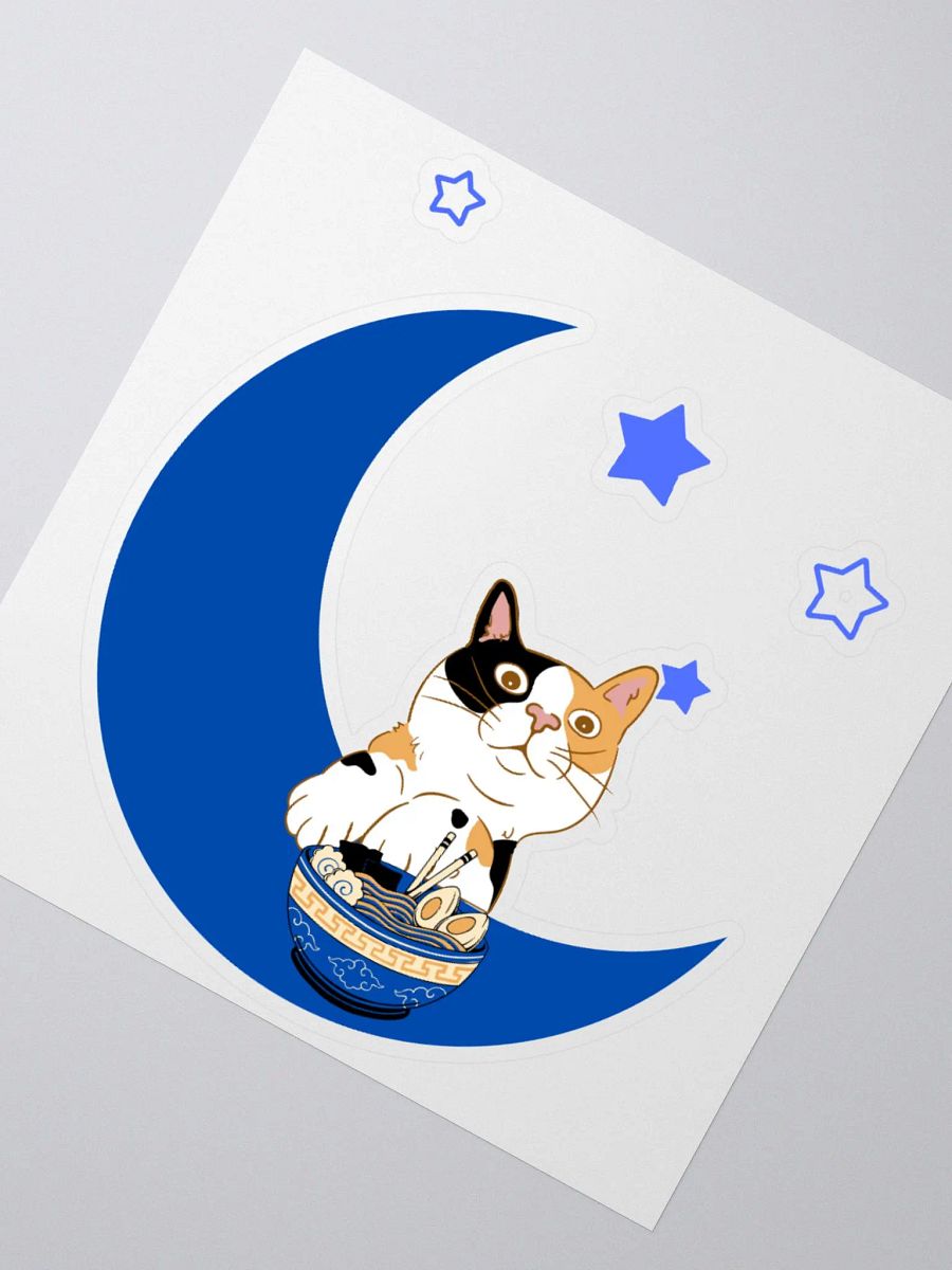 Ramen Moon Cat Sticker product image (4)