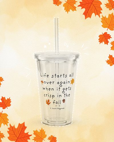 Cozy Up with Our Fall-Inspired Tumbler 🍂 | Motivational Book Quote Inside 📚 #FallAesthetic #cozycoffee 
 🍁 Link in Bio
GET 10...