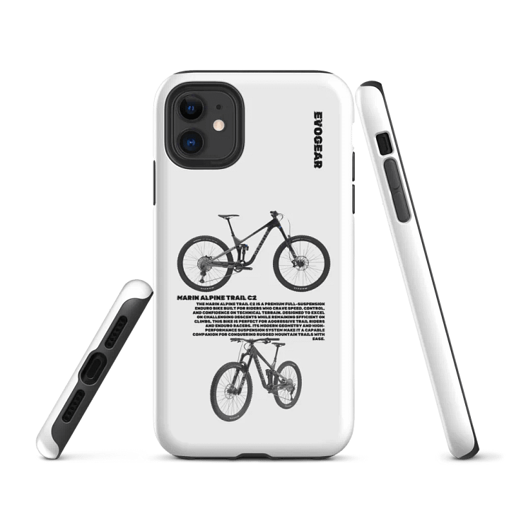 White Marin Alpine Trail C2 iPhone Case product image (1)