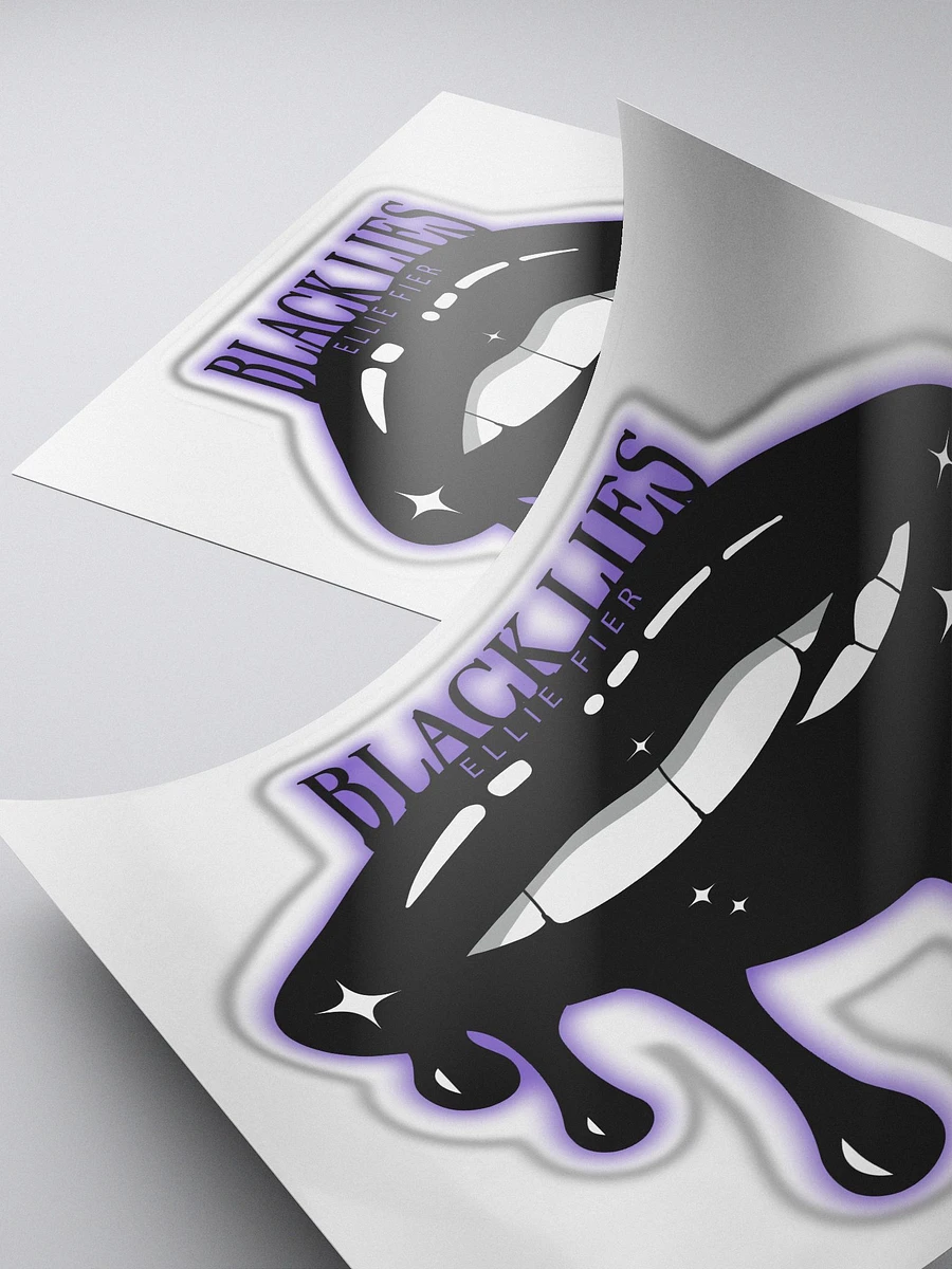 BLACK LIES Sticker product image (4)
