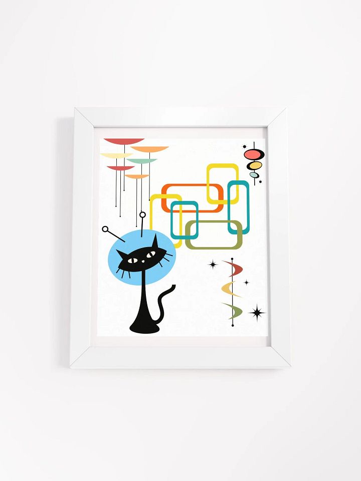 Cosmic Cat Framed Matte Poster product image (8)