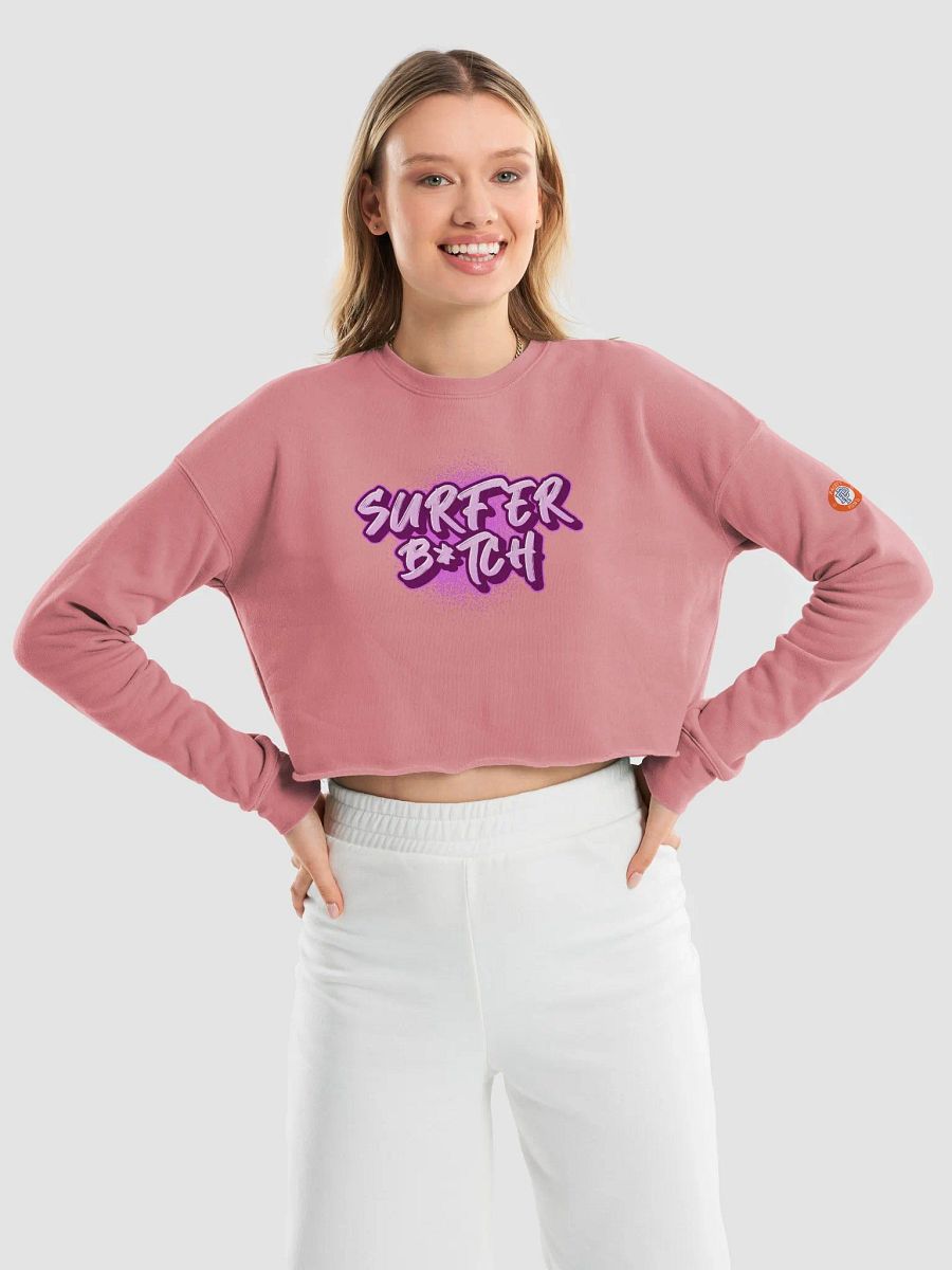 Surfer B*tch Women's Cropped Sweatshirt product image (2)