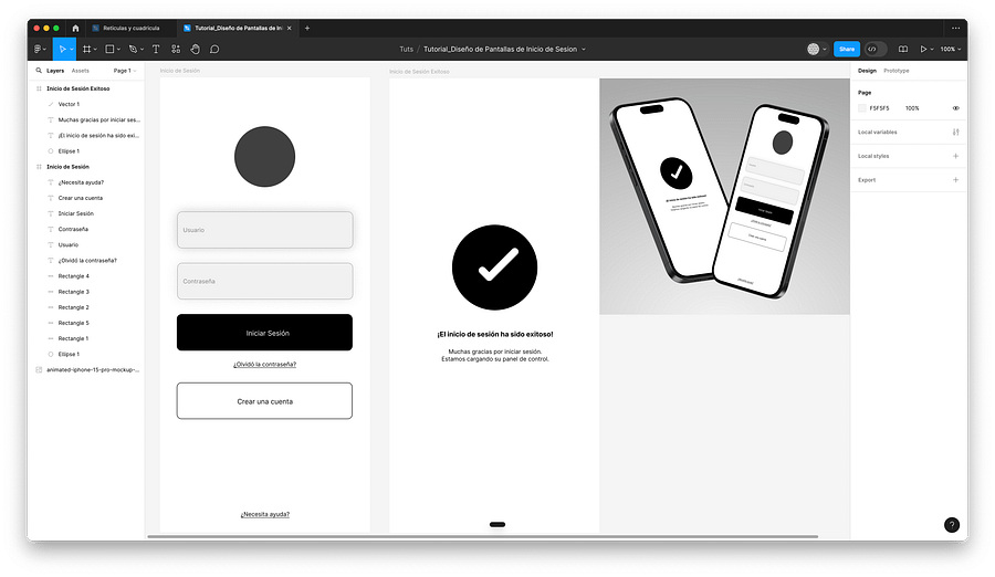 Pantallas Inicio de Sesión en Figma – MATERIAL DE CLASE product image (2)