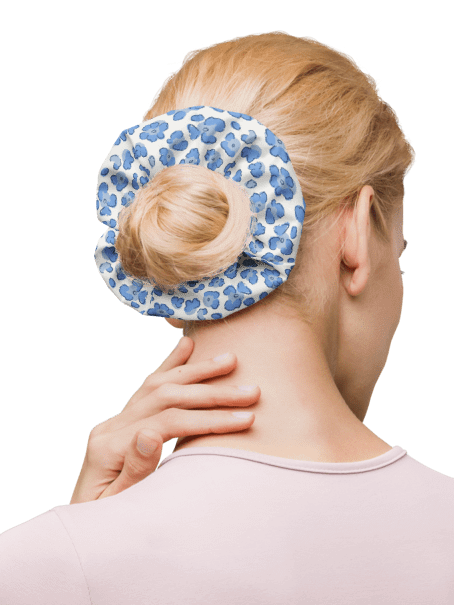 Leopard Floral All-Over Print Scrunchie product image (3)