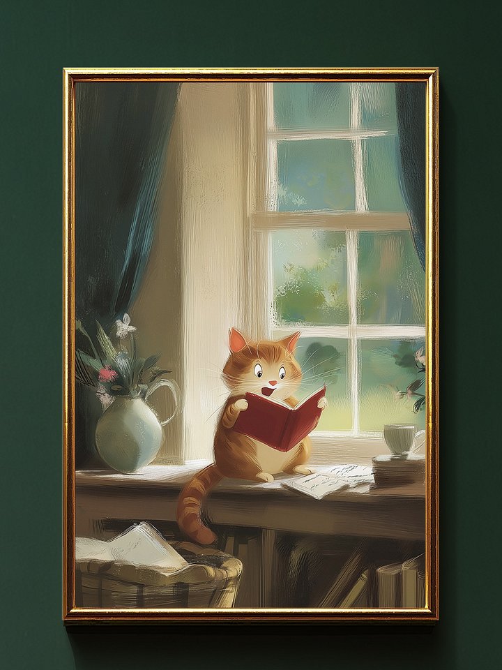 The Plot Whiskens Art Print product image (1)