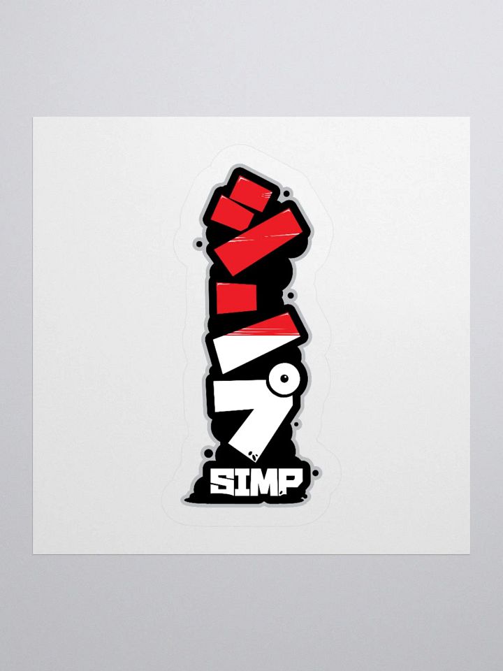 Graffiti Kanji "Simp" Sticker | Urban Street & Retro Vibes product image (3)