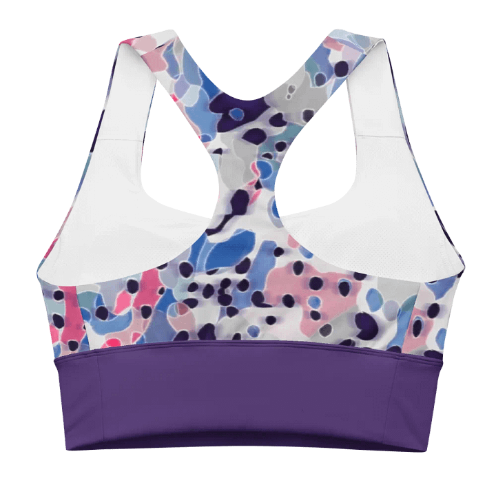 Sharp vision Recycled Longline Sports Bra product image (2)