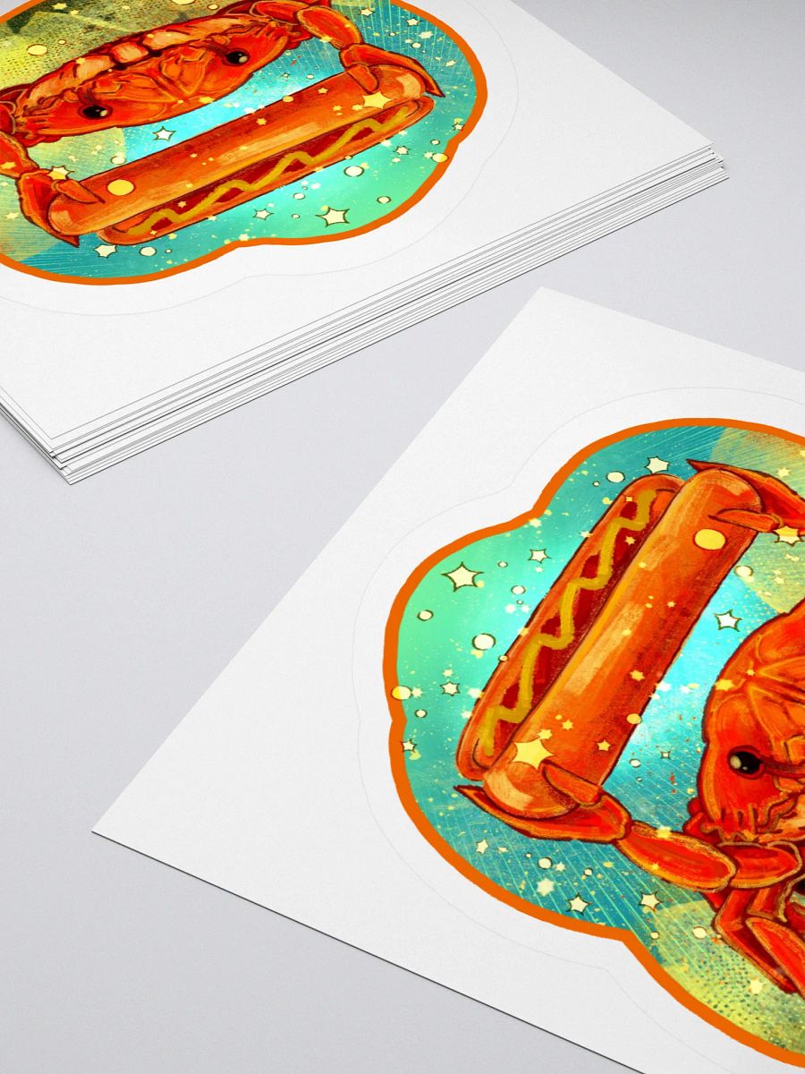 Glizzy Crab Sticker product image (4)