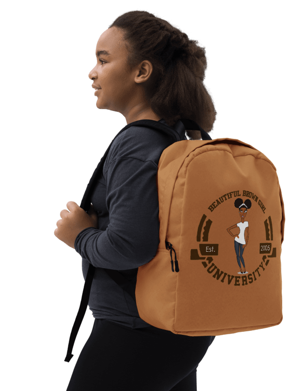 Beautiful Brown Girl University Backpack product image (2)