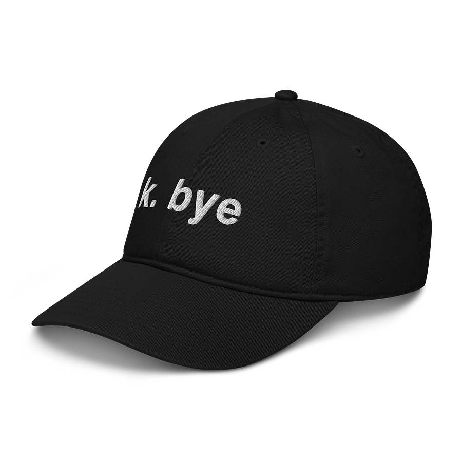 k. bye cap (Black) product image (4)
