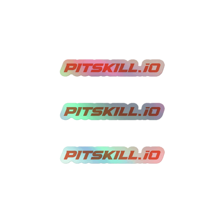 PitSkill Holo Sticker Sheet product image (1)