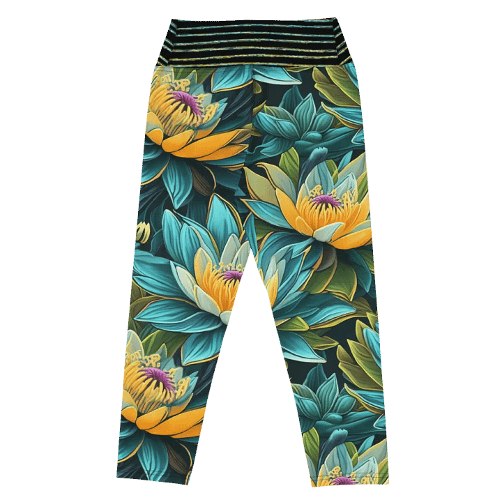 Lotus blue yoga leggings product image (2)