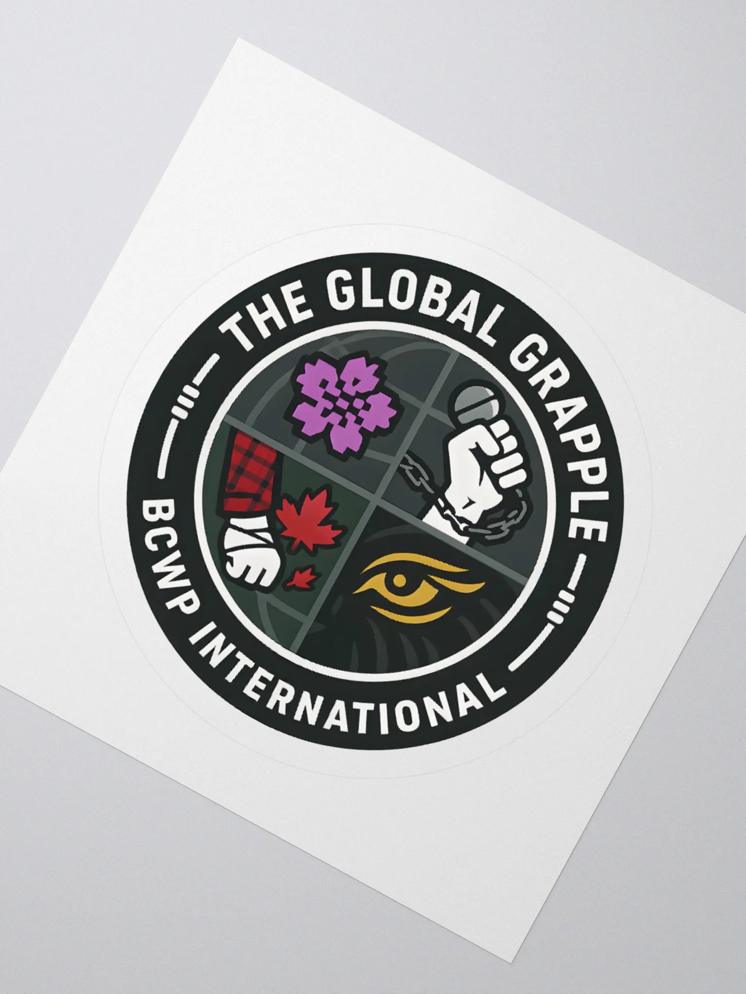 Fight the Borders Sticker product image (4)